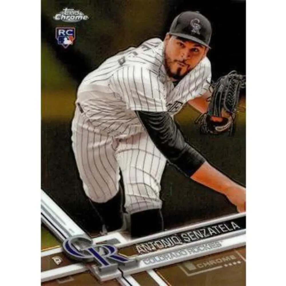 2017 Topps Chrome Update Antonio SenzatelaÂ RC HMT6 Colorado Rockies